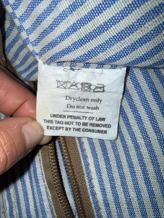 To the Moon and Back Recycled Tent Canvas Bag New Brown/Tan - Picture 7 of 12